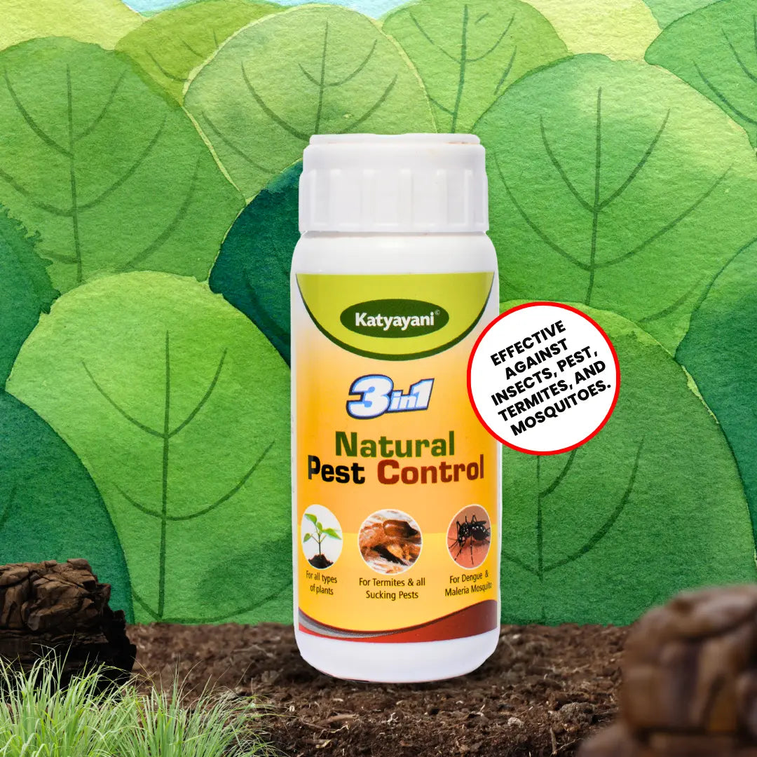 GGV Organic 3-in-1 Pesticide Spray for Home & Garden – Natural Solution for Plants, Ants, Termites & Mosquitoes | UAE Delivery