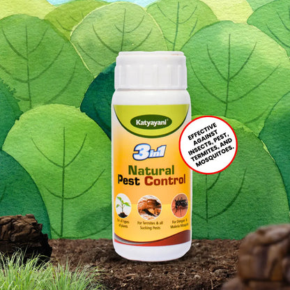 GGV Organic 3-in-1 Pesticide Spray for Home & Garden – Natural Solution for Plants, Ants, Termites & Mosquitoes | UAE Delivery
