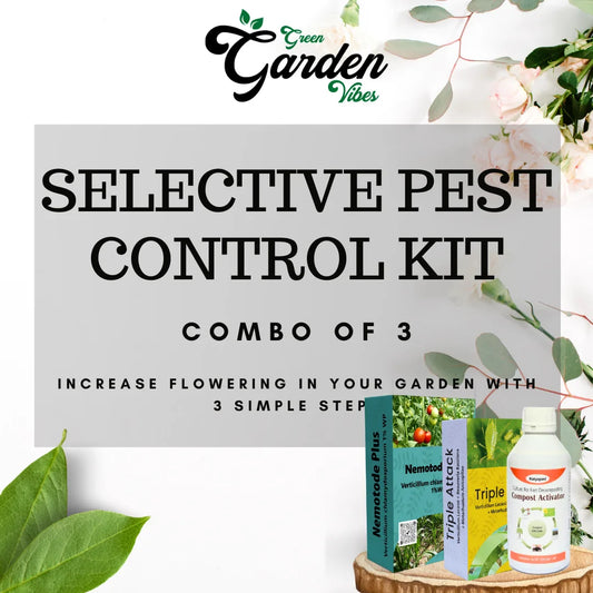 GGV Selective Pest Control kit (Nematode Plus) 1Kg ,(Compost Activator)1 L ,(Triple Attack) 1L