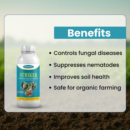 Katyayani Pseudomonas Fluorescens Bio Fungicide – Organic Plant Disease Controller for Sustainable Farming | Buy 1 Get 2 Free
