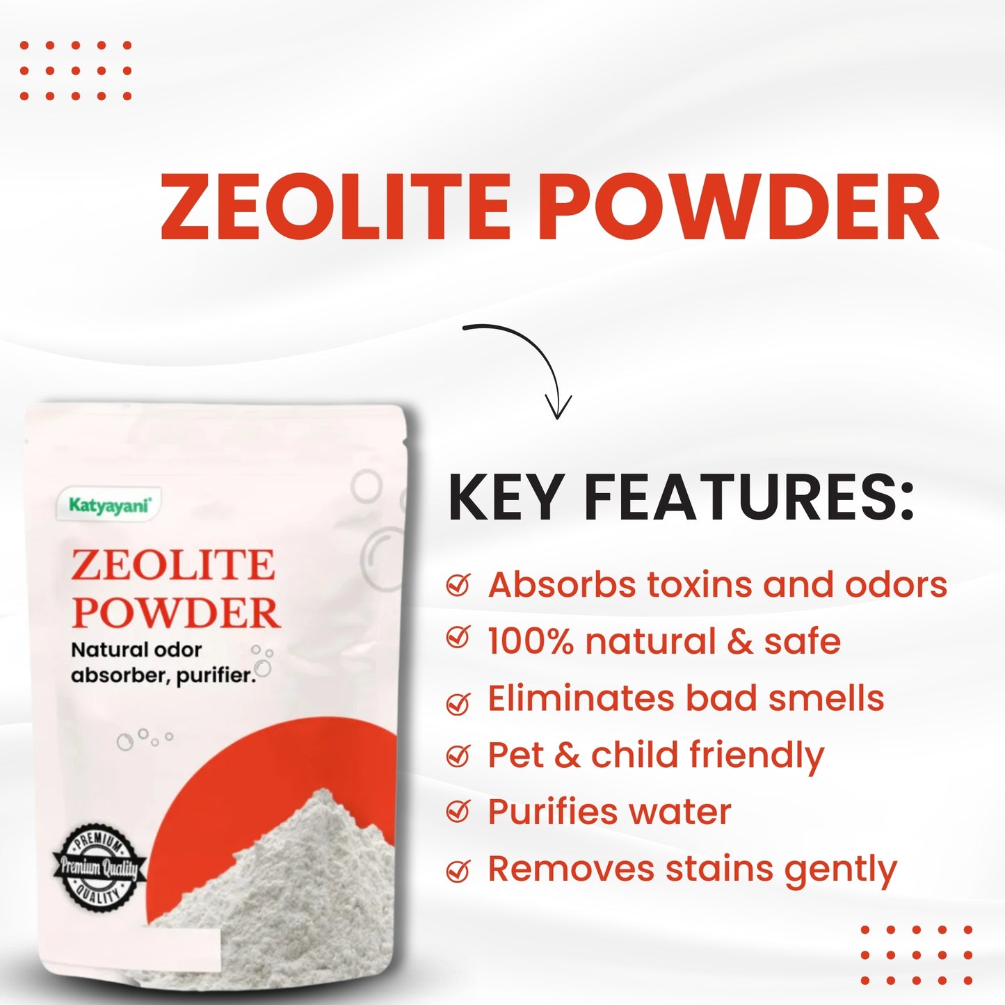 GGV Zeolite Powder 454 gm (1lb)-Cleaning Grade |Natural Detox & Cleaning Solution