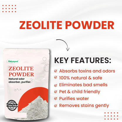 GGV Zeolite Powder 454 gm (1lb)-Cleaning Grade |Natural Detox & Cleaning Solution