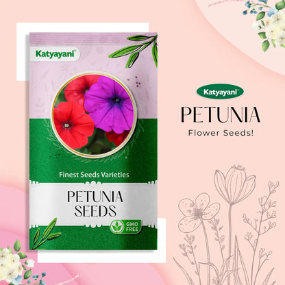 GGV Petunia Double Mix Flowering Seeds