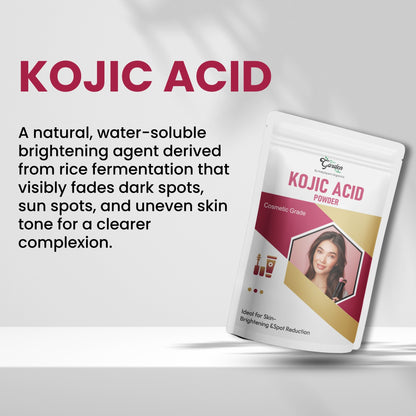 Katyayani Pure Kojic Acid Powder – 99% High Purity | Advanced Skin Brightening & Whitening Agent | For DIY Serums, Soaps & Creams – Now Available in UAE