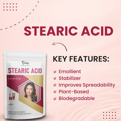 GGV Stearic Acid 454 gm (1lb)-Cosmetic Grade