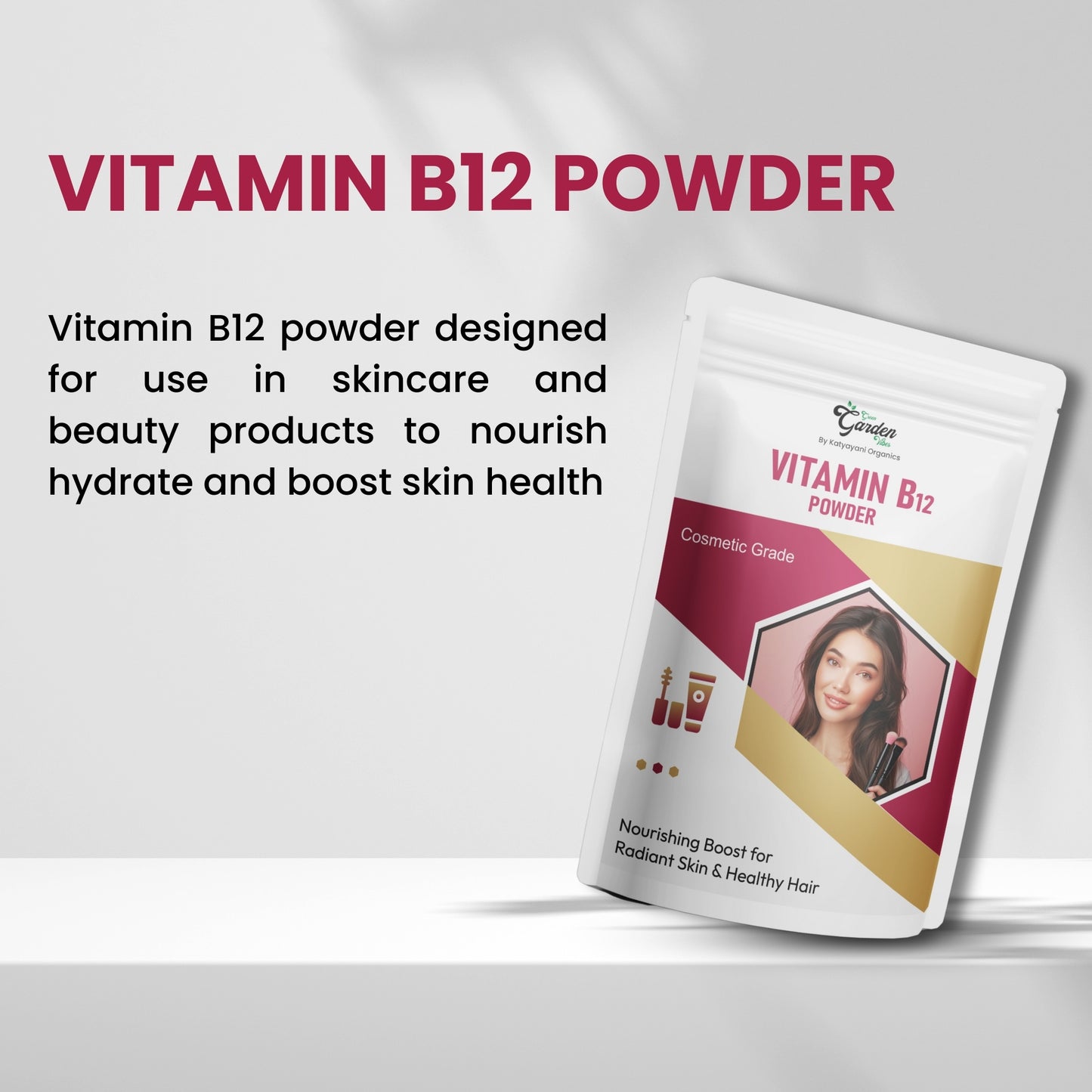 Vitamin B12 Powder 113 gm (4 oz)| Cosmetic Grade | Nourishing Boost for Radiant Skin & Healthy Hair