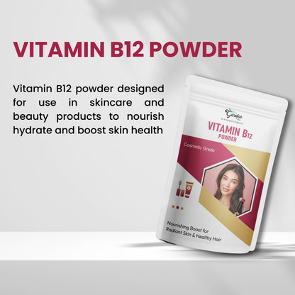 Vitamin B12 Powder 113 gm (4 oz)| Cosmetic Grade | Nourishing Boost for Radiant Skin & Healthy Hair