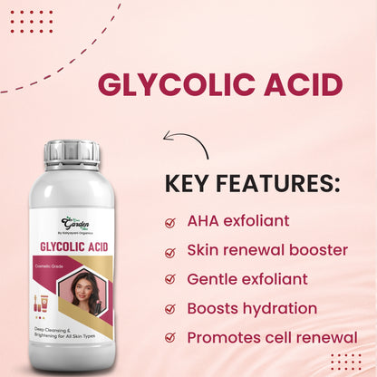 katyayani Glycolic Acid Powder 100 gm (3.6 oz)| Cosmetic Grade |Deep Cleansing & Brightening for All Skin Types