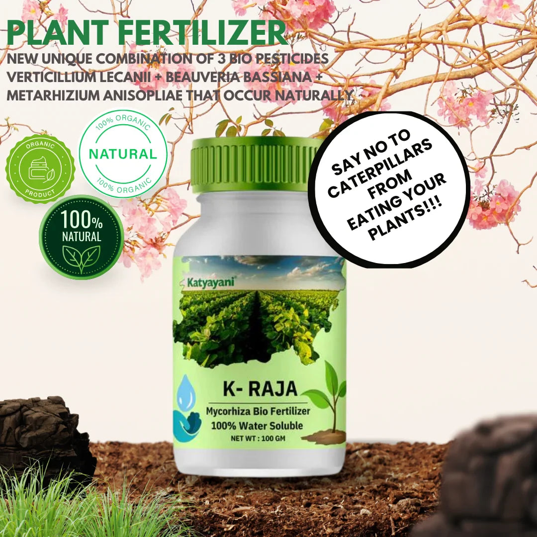 GGV Gardening Plant Growth kit (Rock Phosphate)950 GM (Phosphate solubilising bacteria) 1L,(K-raja)100 GM