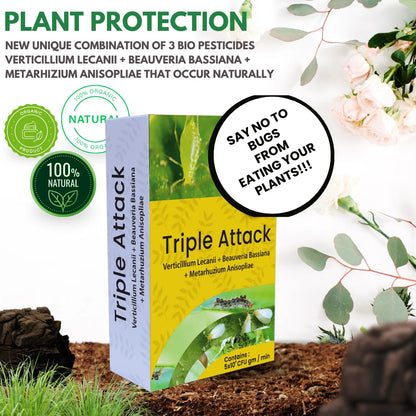 GGV Selective Pest Control kit (Nematode Plus) 1Kg ,(Compost Activator)1 L ,(Triple Attack) 1L