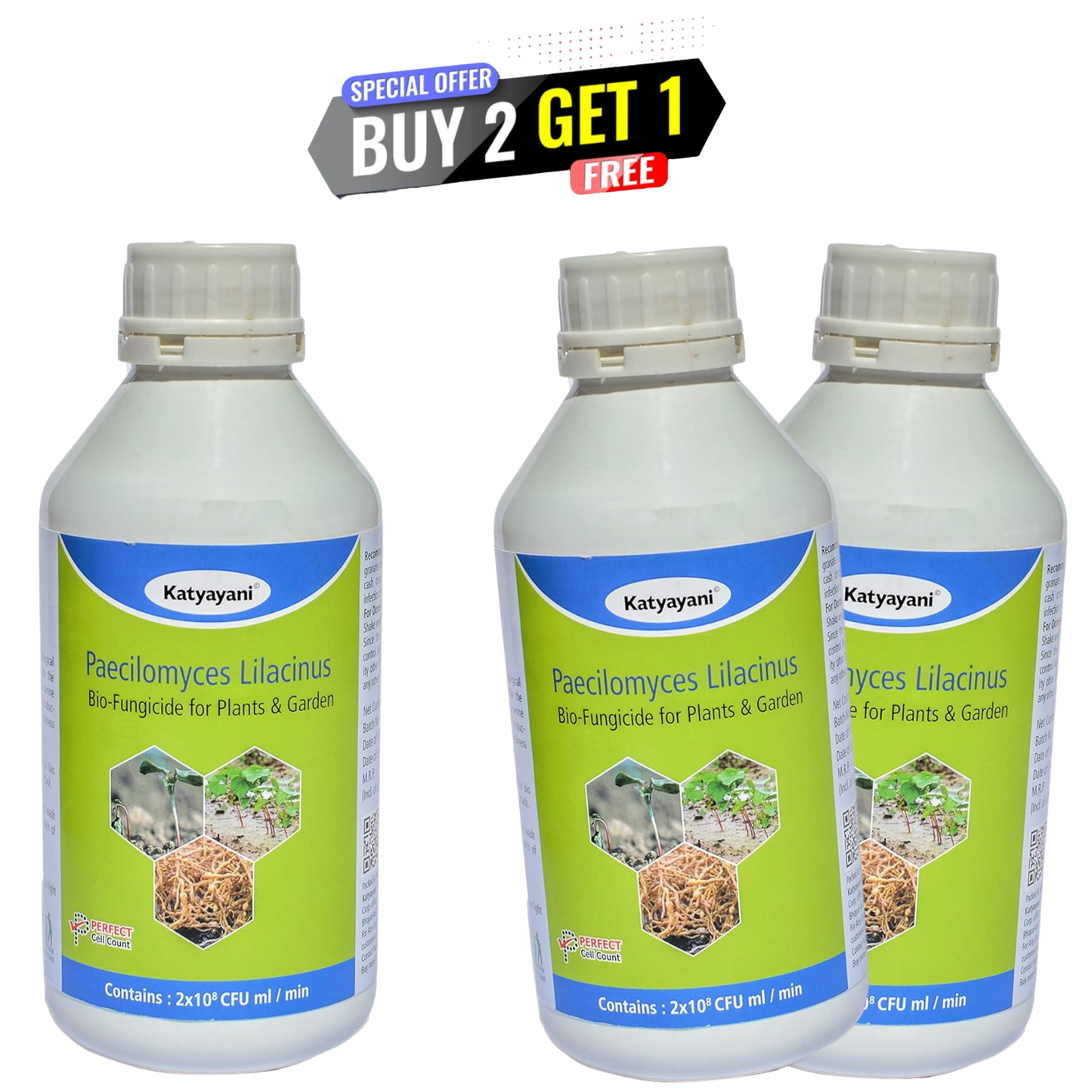 GGV Paecilomyces Lilacinus Bio Insecticide | Advanced Organic Nematode Control for UAE Farming & Gardening Needs