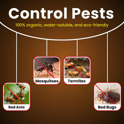 GGV Organic 3-in-1 Pesticide Spray for Home & Garden – Natural Solution for Plants, Ants, Termites & Mosquitoes