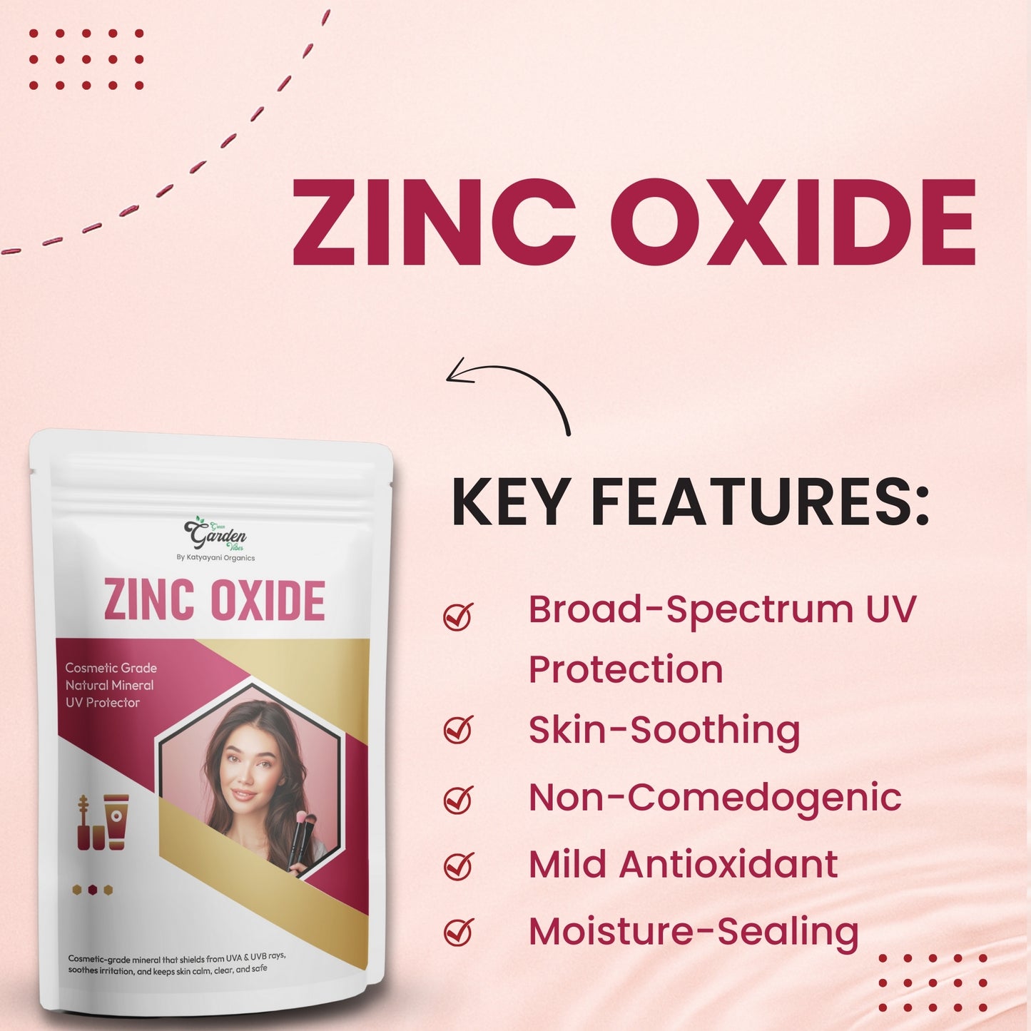 GGV Zinc Oxide 454 gm (1lb)-Cosmetic Grade