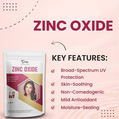 GGV Zinc Oxide Cosmetic Grade Powder 454 gm (16 OZ) – Buy 1 Get 1 Free