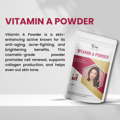 GGV Vitamin A Powder 113 gm (4 oz)| Cosmetic Grade
