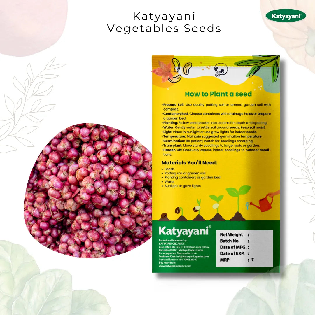 GGV Red Onion Vegetable Seeds
