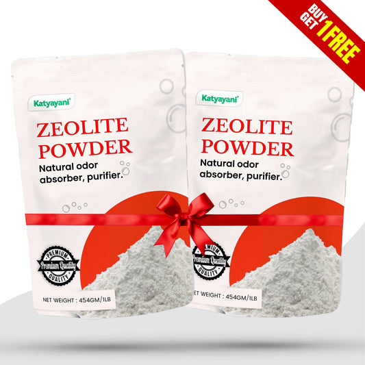 GGV Zeolite Powder Cleaning Grade 454 gm (1 lb) – Buy 1 Get 1 Free