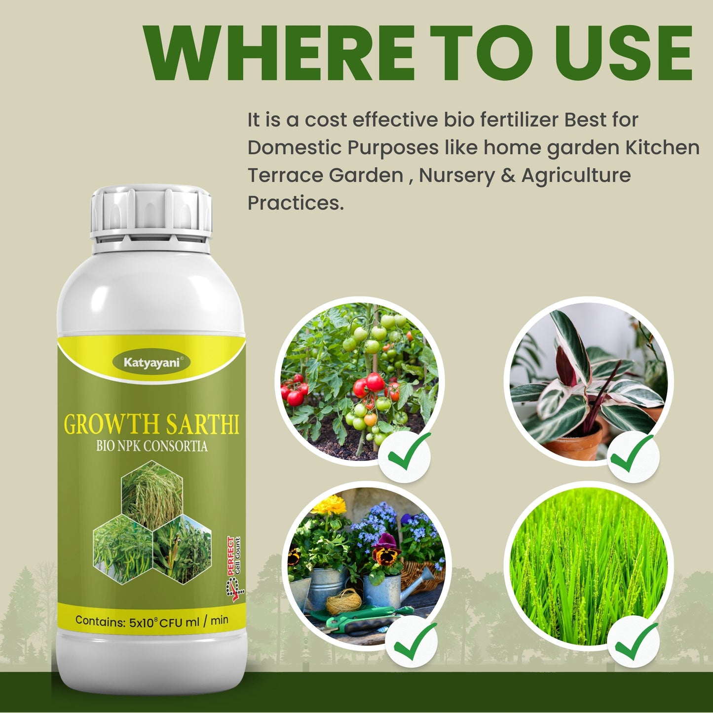 GGV Bio NPK Consortia Biofertilizer with Micro & Macro Nutrients