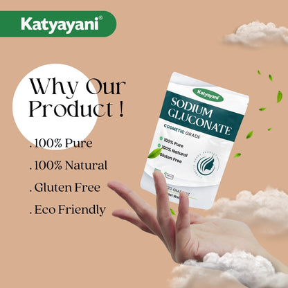 GGV Sodium Gluconate Powder Cosmetic Grade 120 gm – Buy 1 Get 1 Free