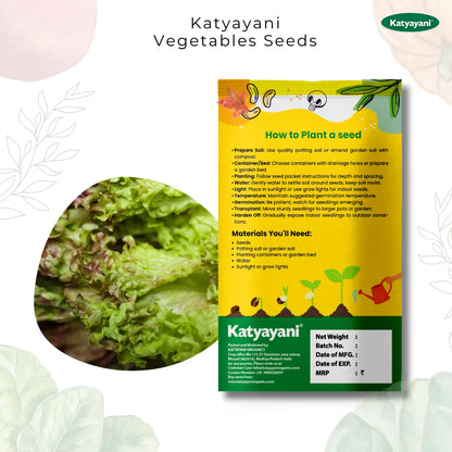 GGV Lettuce Lollo Rosso Vegetable Seeds