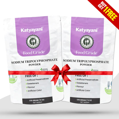 GGV Katyayani Sodium Tripolyphosphate (STPP) Food Grade Powder – Buy 1 Get 1 Free