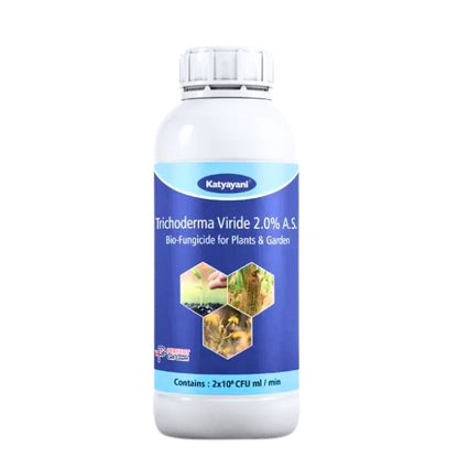 GGV Katyayani Trichoderma Viride – Advanced Liquid Bio Fungicide for Soil-Borne Disease Control & Organic Farming  Buy 1 Get 2 FREE