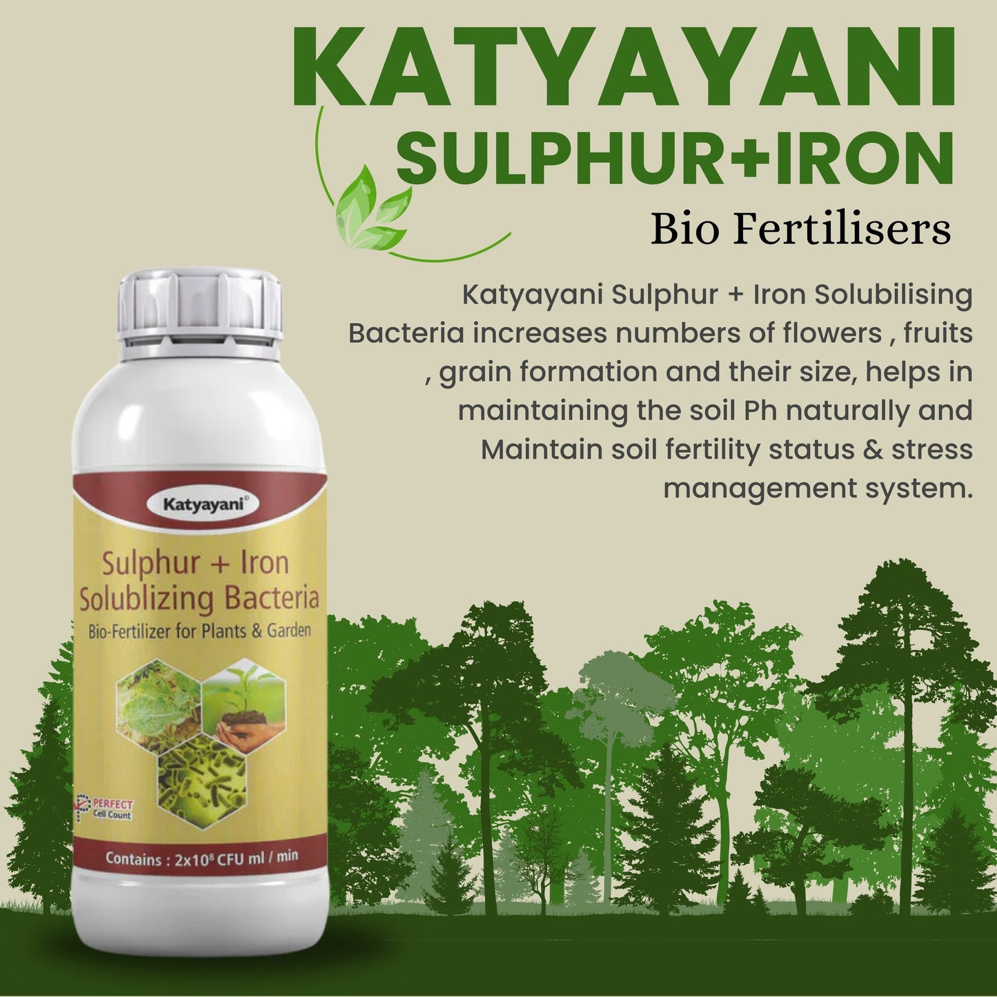 GGV Sulphur + Iron Solubilising Bio Fertilizer