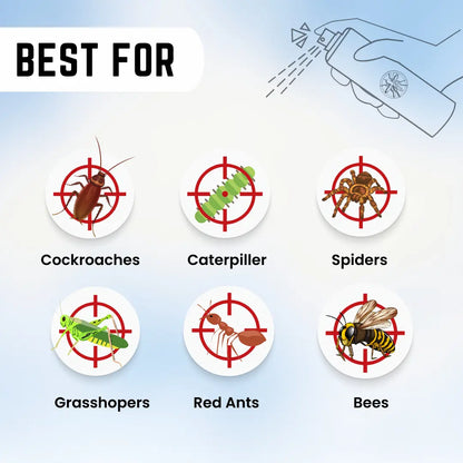 GGV Organic 3-in-1 Pesticide Spray for Home & Garden – Natural Solution for Plants, Ants, Termites & Mosquitoes | UAE Delivery