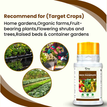 GGV Katyayani Organic Rock Phosphate Fertilizer – Natural Soil Booster for Carbon Enrichment & Flowering | Ideal for Fruiting Plants & Gardening – UAE Special