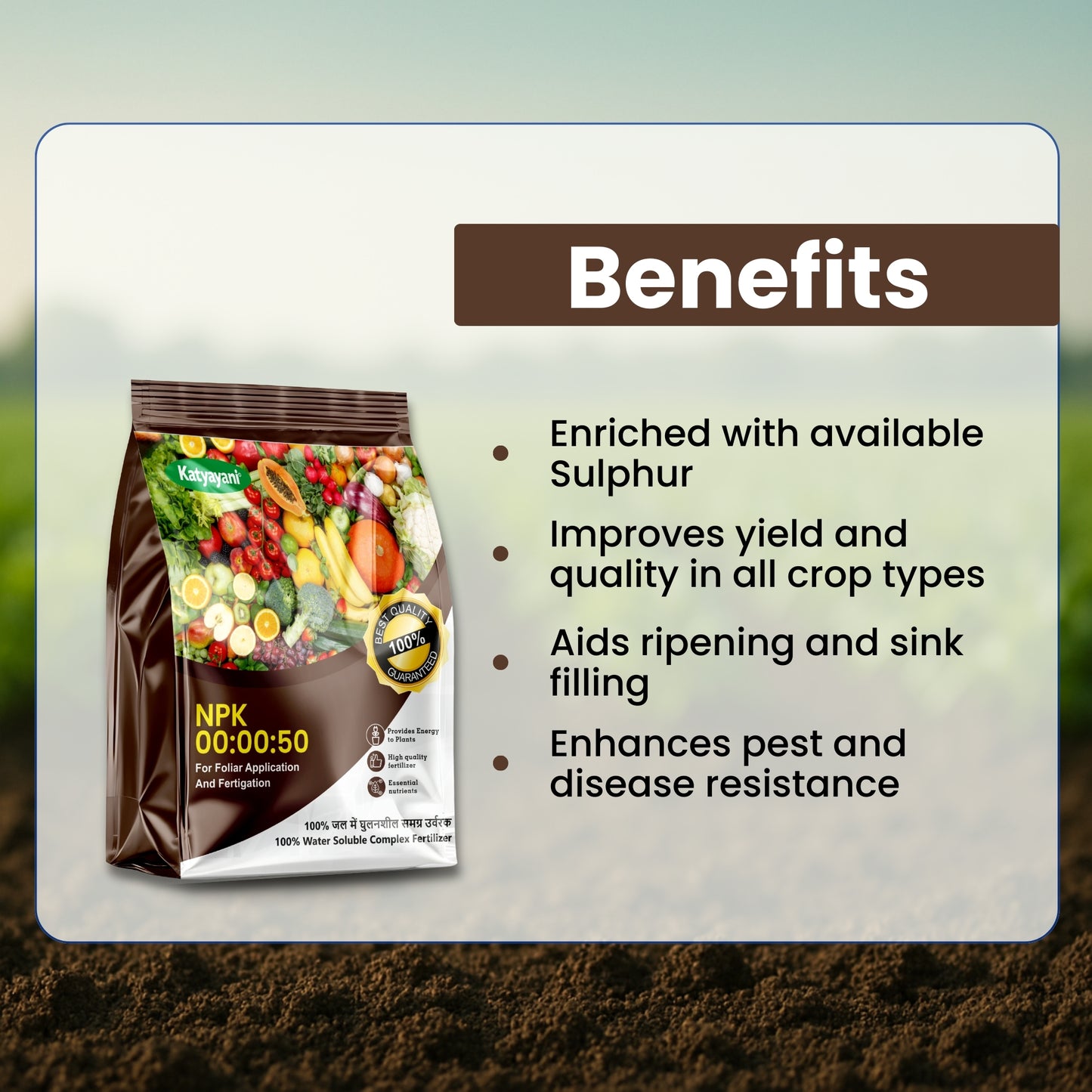 GGV NPK 00 00 50 Fertilizer
