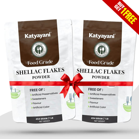 GGV Shellac Flakes Food Grade 454 gm (1 lb) – Buy 1 Get 1 Free
