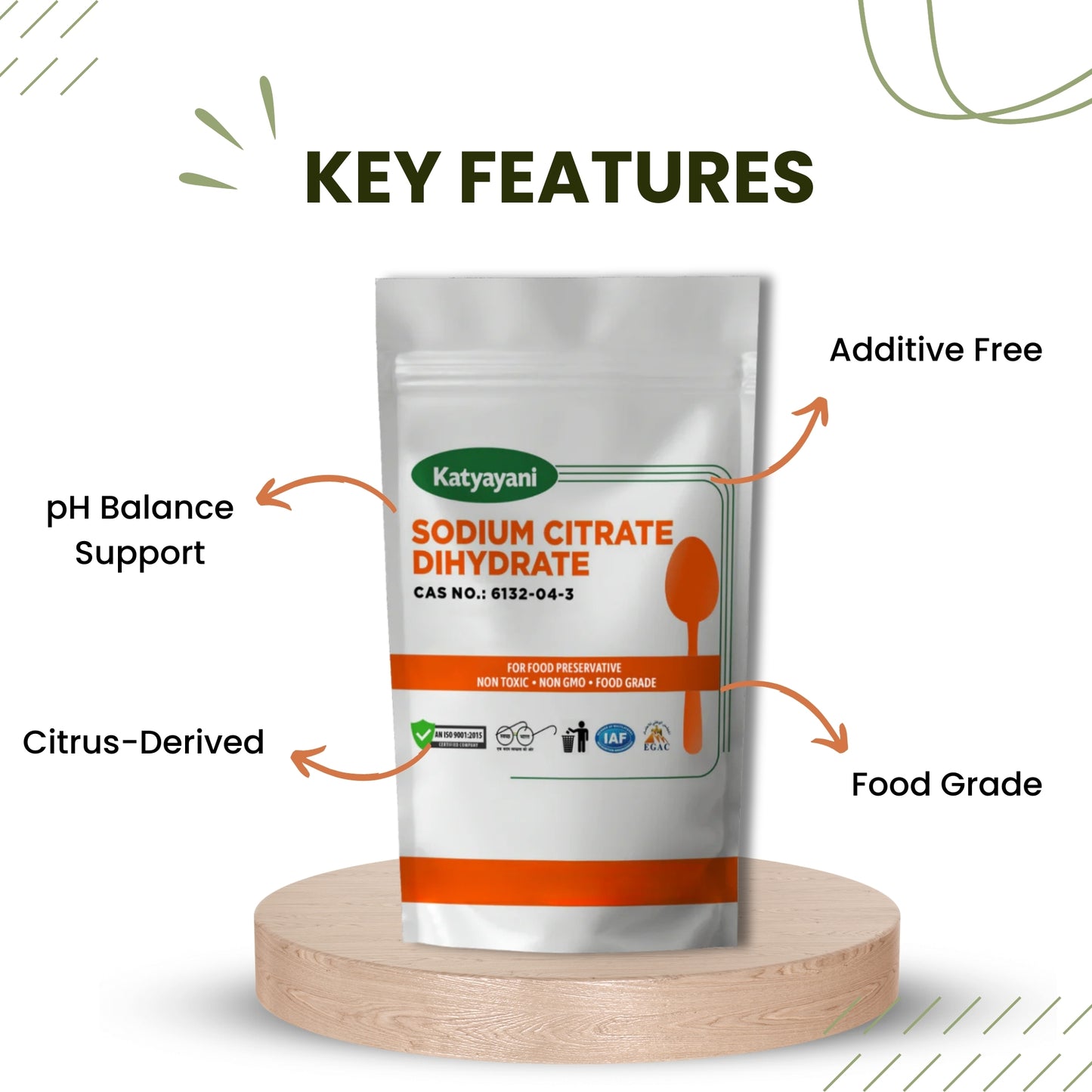 GGV Sodium Citrate Food Grade