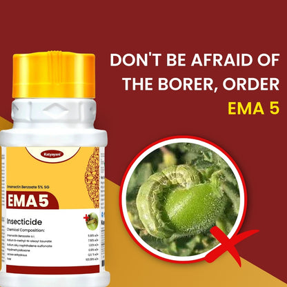 GGV Katyayani EMA 5 Triple Kill Pack – Buy 1, Get 2 Free | Emamectin Benzoate 5% SG Insecticide