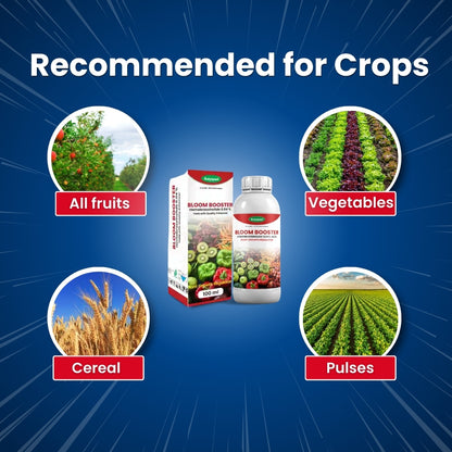 GGV Bloom Booster (Homobrassinolide 0.04 %)- improves growth, yield, and quality of your veggies and fruits