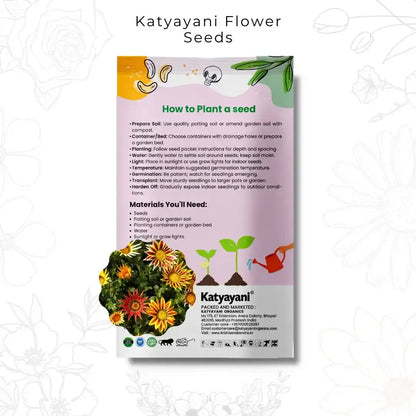 GGV Gazania New Day White Flowering Seeds