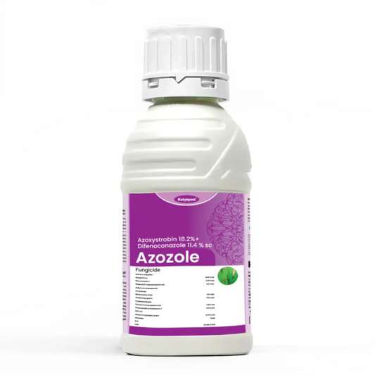 GGV Azozole Fungicide | Azoxystrobin 18.2% + Difenoconazole 11.4% SC | Dual-Action Systemic Fungicide for Complete Disease Protection
