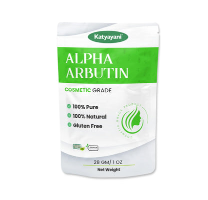 GGV Alpha Arbutin- Cosmetic Grade Powder 28 gm (1oz) | Fade Dark Spots & Even Skin Tone Naturally
