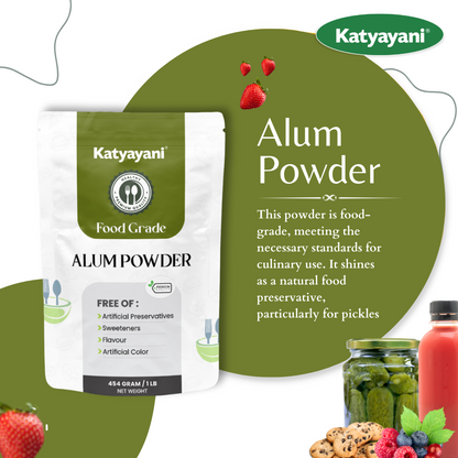 GGV Alum Powder 454 gm (1 lb)-Food Grade