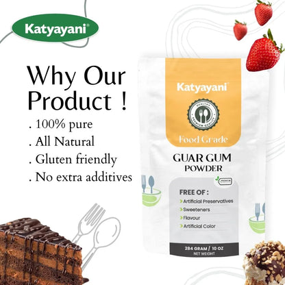 GGV Guar Gum Powder 284 gm (10 oz)-Food Grade