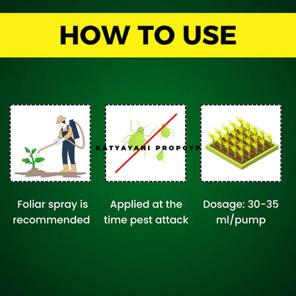 GGV Katyayani Propcyp – Profenofos 40% + Cypermethrin 4% EC Insecticide for Bollworm & Sucking Pest Control