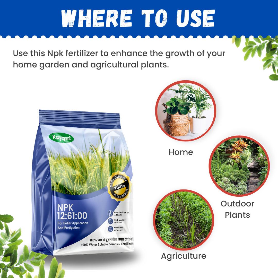 katyayani GGV NPK 12 61 00 (Mono Ammonium Phosphate Water Soluble Fertilizer)