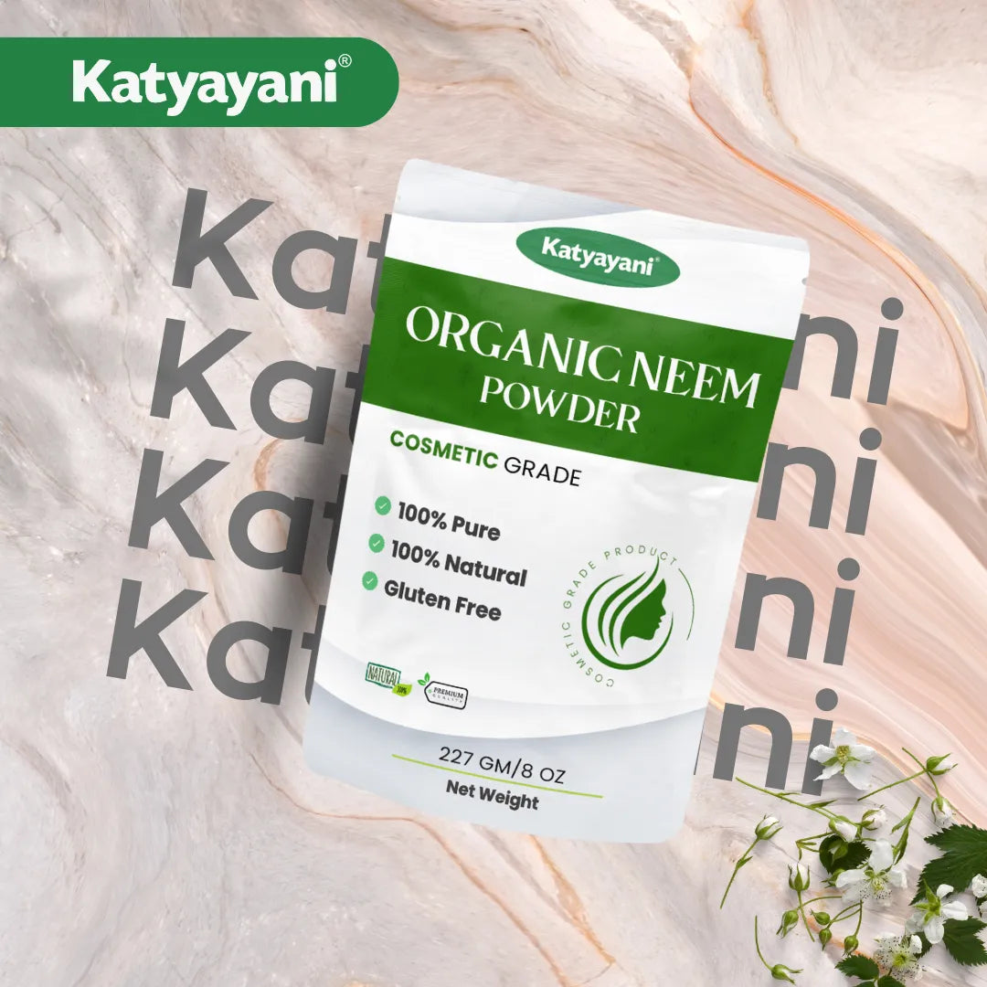 GGV Organic Neem Powder 227 gm (8 oz)-Cosmetic Grade