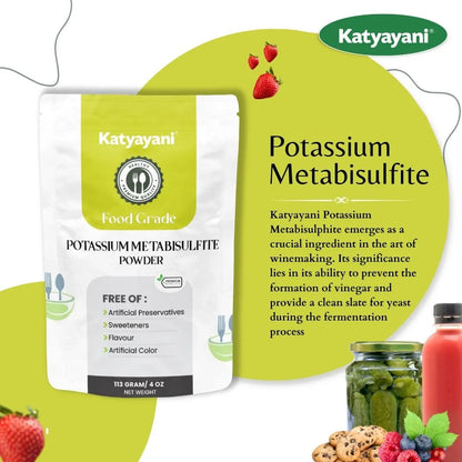 Potassium Metabisulfite 113 gm (4 oz)-Industrial Grade