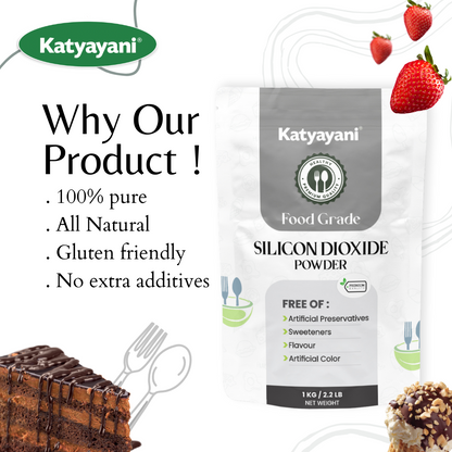 Silicon Dioxide 1kg (2.2 lb)-Food Grade