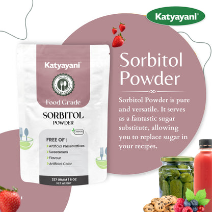 GGV Sorbitol Powder 227 gm (8oz)-Food Grade