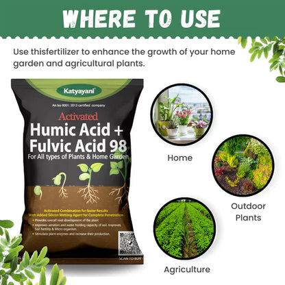 Katyayani Humic Acid + Fulvic Acid – The Ultimate Organic Growth Booster for UAE Farming Conditions