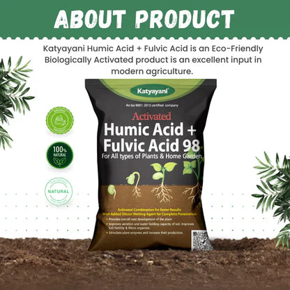 Katyayani Humic Acid + Fulvic Acid – The Ultimate Organic Growth Booster for UAE Farming Conditions
